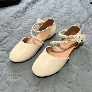 Girls Dress Shoes Princess Wedding - First Communion Shoes . Size 35